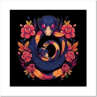 Snake Coloring Book Posters and Art